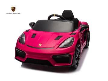 Porsche Spyder RS, 12 volt Kinder Accu Auto, rubberen banden, Ophalen of Verzenden