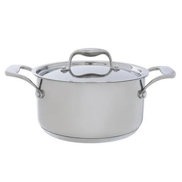 Cosy & Trendy Classic kookpot RVS met deksel - 20 cm 3,14..., Huis en Inrichting, Verzenden, Nieuw