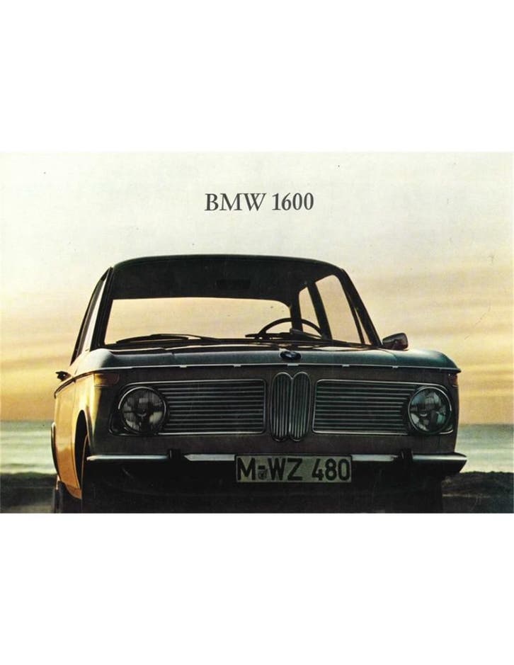 1965 BMW 1600 BROCHURE NEDERLANDS, Boeken, Auto's | Folders en Tijdschriften, Ophalen of Verzenden