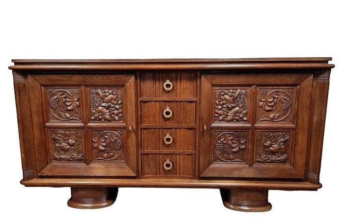 Daprés Charles Dudouyt - Buffetkast - Hout - Art Deco, Antiquités & Art, Art | Objets design