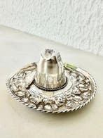 Figuur - Decorative hat/ Mexican sombrero - 925 zilver