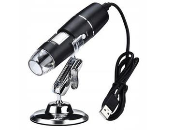 Veiling - USB digitale microscoop 8 led smd 1000x zoom, Audio, Tv en Foto, Optische apparatuur | Microscopen, Nieuw
