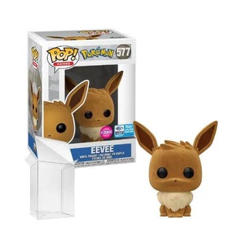 Funko Pop  Pokemon  Eevee 577  Edition Flocked [ Wondercon ], Verzamelen, Verzenden, Nieuw