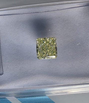 1 pcs Diamant (Couleur naturelle) - 0.40 ct - Carré - Fancy, Nieuw