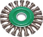 Brosse ronde en acier inoxydable tressée 115X12 mm, Verzenden