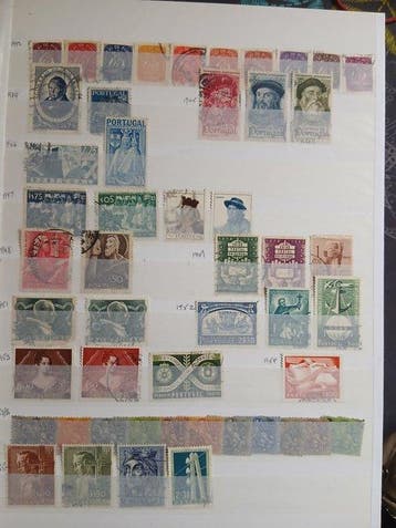 Portugal 1891/1990 - Lots de timbres du Portugal, Espagne,, Gestempeld