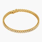 Armband - 14 karaat Geel goud - 4.99ct. tw. Diamant, Nieuw