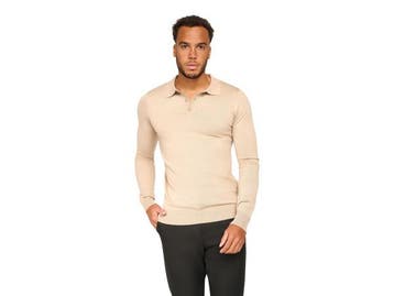 Veiling - Solution Ralf Polo Knit Beige - M, Nieuw
