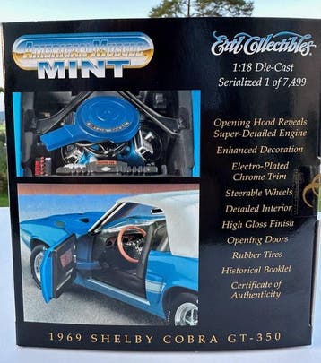 Ertl 1:18 - Modelauto - Ford Mustang Shelby GT 350, Nieuw