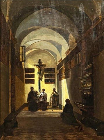 Giovanni Migliara (1785-1837), Kring van - Processione