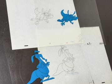 DePatie–Freleng - 2 Originele animatiecels en tekeningen -, CD & DVD, DVD | Films d'animation & Dessins animés
