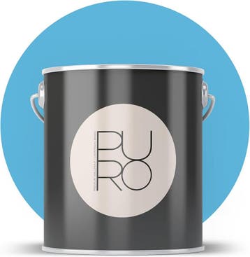 PURO Blauw Mat 2,5L | Hoge dekking | Retour deal (muurverf), Verzenden, Verf