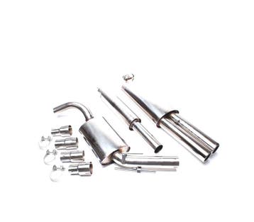 LIGNE DÉCHAPPEMENT INOX POUR VOLKSWAGEN VW GOLF MK2 II 83-9, Auto-onderdelen, Verzenden, Nieuw