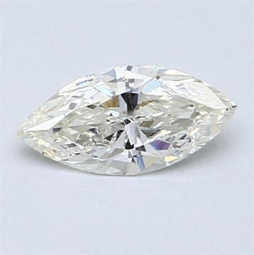 1 pcs Diamant (Naturelle) - 0.59 ct - Marquise - K - VS2 -