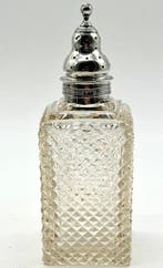 No reserve-18e/19e Eeuwse geslepen Kristallen Strooier met, Antiek en Kunst