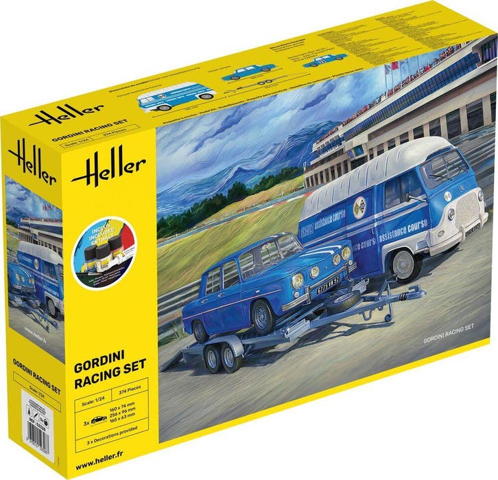 Heller 52328 STARTER KIT Gordini Racing Set Bouwpakket, Hobby en Vrije tijd, Modelbouw | Auto's en Voertuigen, Overige typen, Nieuw