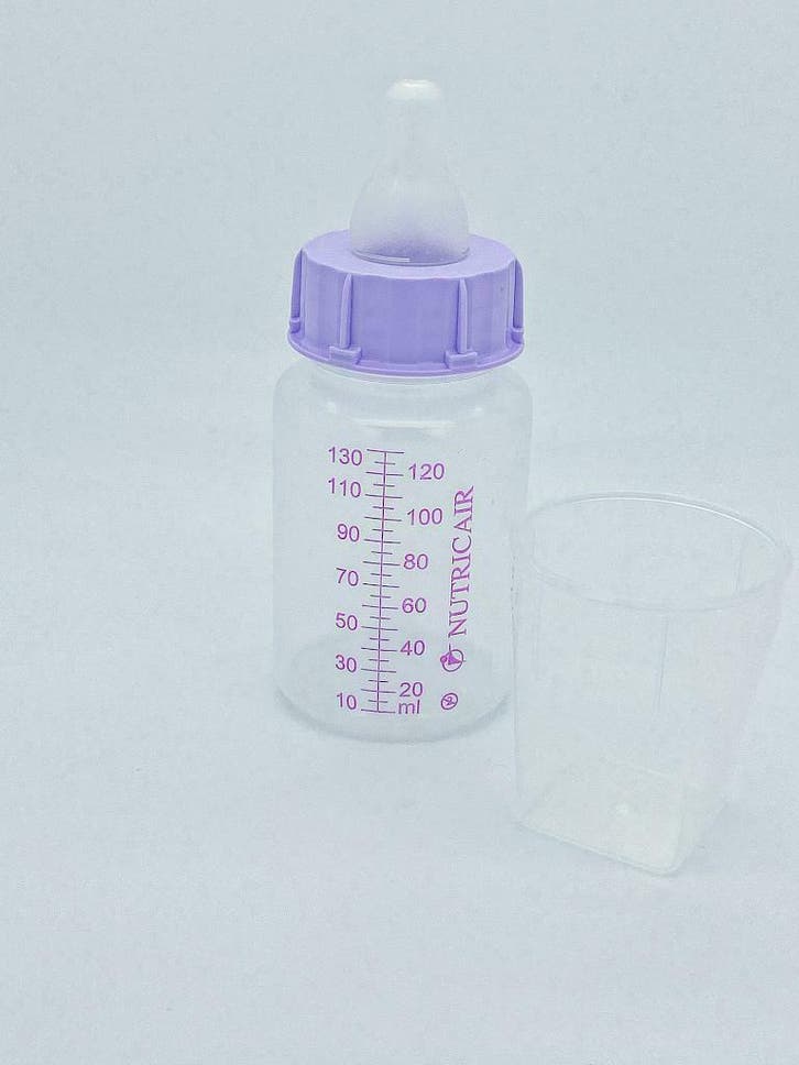 Cair Babyfles 130ml met Flessenspeen voor eenmalig gebruik, Diversen, Verpleegmiddelen, Nieuw, Ophalen of Verzenden