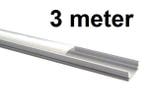 LED Profiel 3 meter - 7mm slim - plat model, Doe-het-zelf en Bouw, Metalen, Verzenden, Nieuw