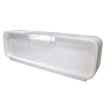 *TIP*  Super HIGH GLOSSY toonbank wit 310 cm C-PEC-014-comp, Ophalen of Verzenden