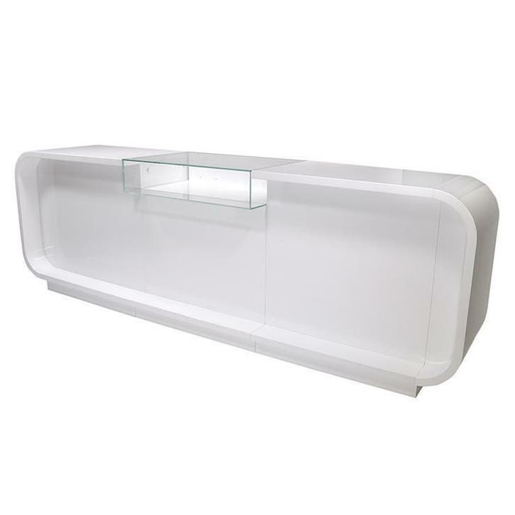 *TIP*  Super HIGH GLOSSY toonbank wit 310 cm C-PEC-014-comp, Zakelijke goederen, Kantoor en Winkelinrichting | Winkel en Inventaris