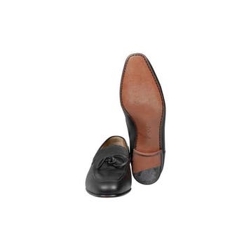 RUBINACCI - 10.5 UK - 44.5 IT - Napoli Black Grain Leather