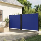 vidaXL Windscherm uittrekbaar 180x1200 cm blauw, Verzenden