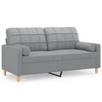 2-Zitsbank 140cm Grijs | Retour Deal | 36% Korting (zitbank), Huis en Inrichting, Zetels | Zetels, Verzenden, Minder dan 75 cm