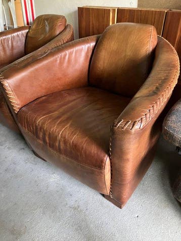 Arteinmotion - Fauteuil (2) - Raket - Kuhleder -, Antiek en Kunst