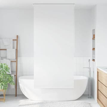 vidaXL Rolgordijn voor douche 100x240 cm wit, Verzenden, Nieuw