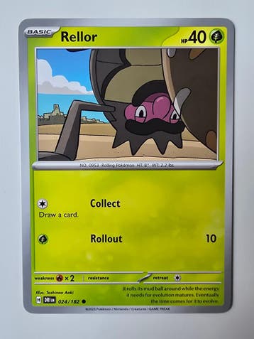 RELLOR (DESTINED RIVALS 024/182) (TRADING CARD), Gebruikt