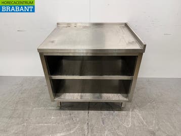 RVS Werktafel met schap 95,5 x 77 x 90 cm Horeca, Ophalen of Verzenden, Nieuw in verpakking