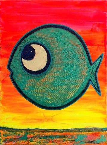 Denis Kuvayev (1971) - Goldfish on golden bottom - No