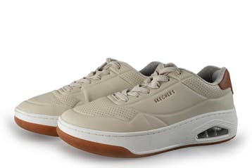 Skechers Sneakers in maat 43 Beige, Kleding | Heren, Schoenen, Overige kleuren, Verzenden, Zo goed als nieuw, Skechers