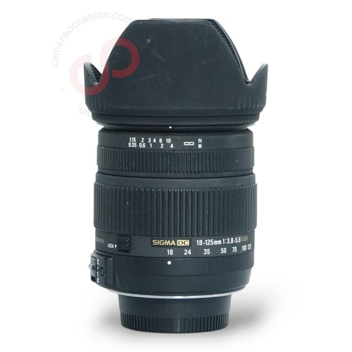 Sigma 18-125mm 3.8-5.6 DC OS HSM (Nikon) nr. 1495, TV, Hi-fi & Vidéo, Photo | Lentilles & Objectifs, Enlèvement ou Envoi