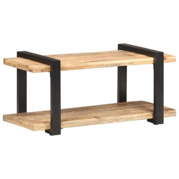 vidaXL Tv-meubel 90x40x40 cm ruw mangohout, Verzenden, Nieuw