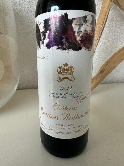 1992 Château Mouton Rothschild - Pauillac 1er Grand Cru, Verzamelen, Wijnen