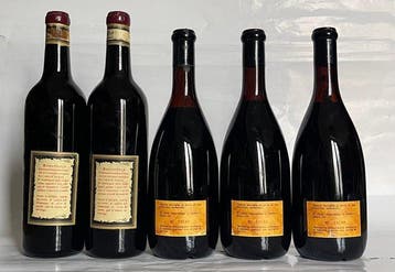 1967 x2 Giovanni Giordano, Barbaresco & 1975 x3 Giovanni, Nieuw