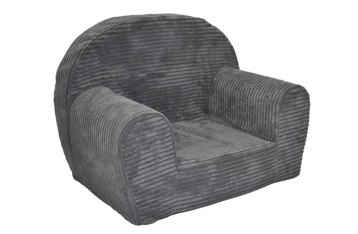 Kinderfauteuil LINCOLN | Corduroy Lichtgrijs | Nieuw | Sc..., Maison & Meubles, Chaises, Enlèvement ou Envoi