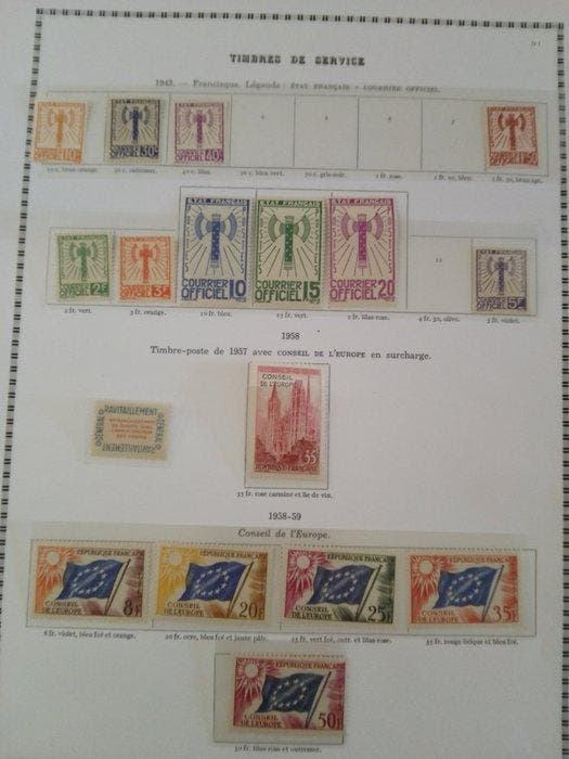 Frankrijk 1943/2008 - Franse postzegelverzameling in, Postzegels en Munten, Postzegels | Europa | Frankrijk