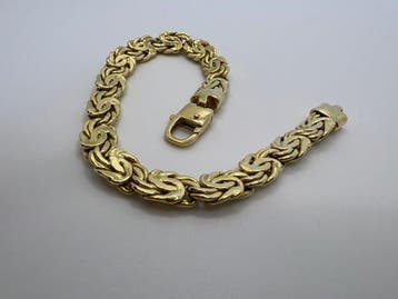 Armband - 18 karaat Geel goud - 18k gouden armband, Handtassen en Accessoires, Nieuw