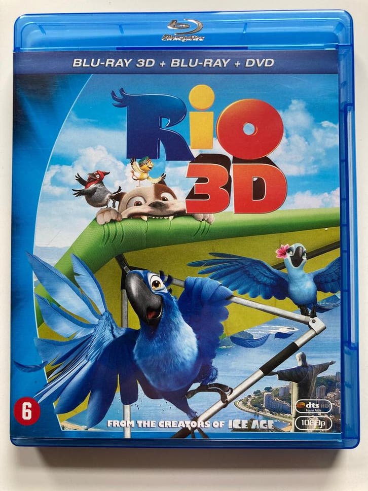 RIO (3D + 2D) (BLURAY), CD & DVD, Blu-ray