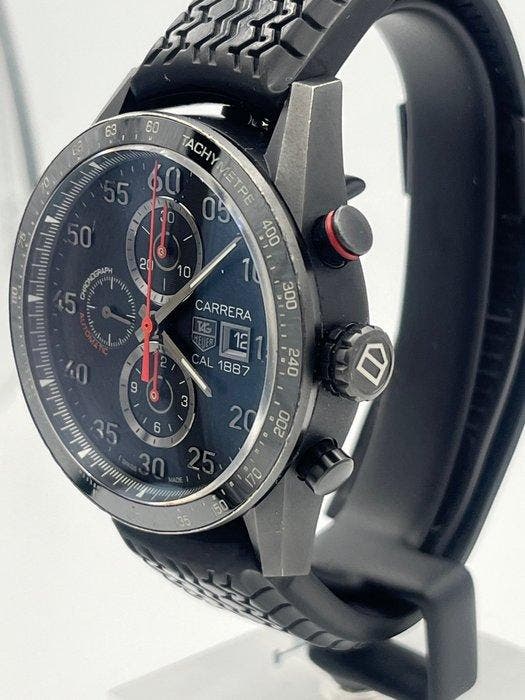 TAG Heuer - Carrera Chronograph - CAR2A80.FC6237 - Homme -, Handtassen en Accessoires, Horloges | Antiek