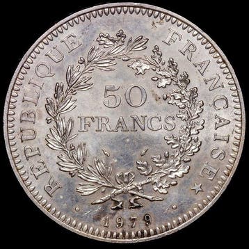 Frankrijk. 50 Francs 1979 Hercule (Zonder minimumprijs)