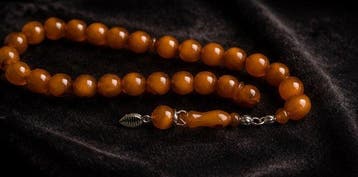 Rozenkrans - Elegante Ottomaanse tasbih met warme