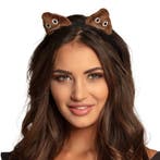 Tiara Drollen Bruin 23cm, Verzenden, Nieuw