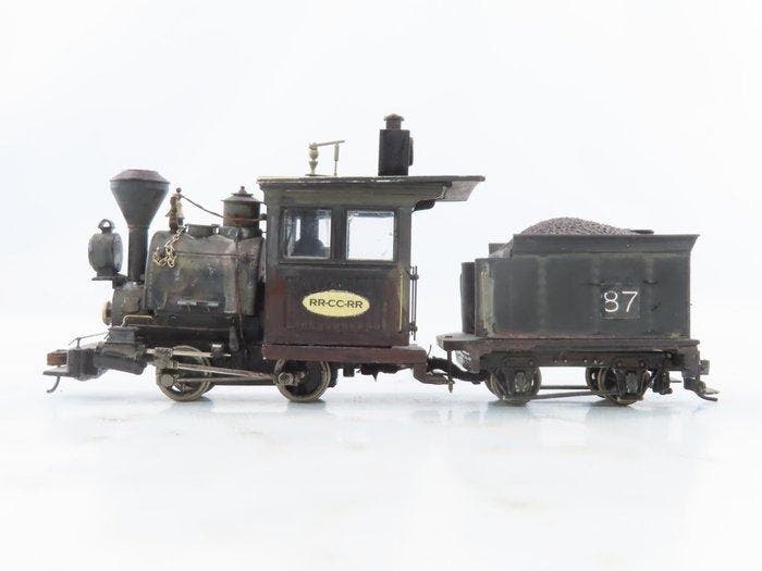 Kit 0n30 - Stoomlocomotief met tender (1) - 0-4-0 smalspoor, Hobby en Vrije tijd, Modeltreinen | Overige schalen