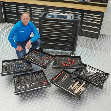 Datona Gereedschapswagen XL + Mach VI - Datona - Zwart, Ophalen of Verzenden, Nieuw