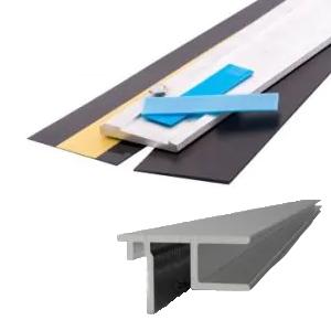 Celest balustrade klemstrip en inlegrubbers en afdekkap-1000, Verzenden, Nieuw