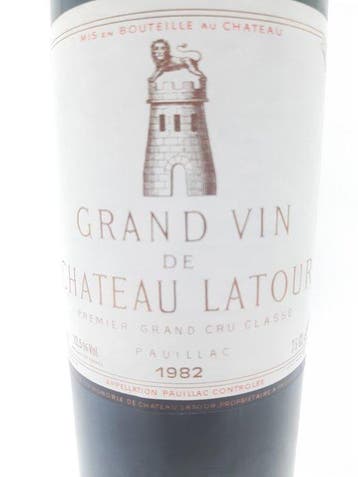 1982 Chateau Latour - Bordeaux, Pauillac 1er Grand Cru, Verzamelen, Wijnen, Nieuw