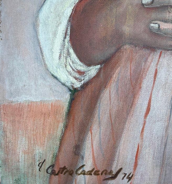 José Antonio Castro Cadenas (926–2006) - Retrato psicológico, Antiquités & Art, Art | Peinture | Classique